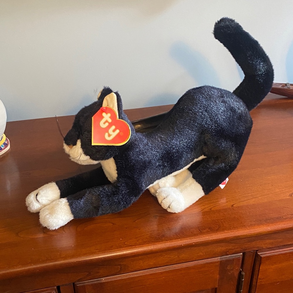 Ty Screech cat plush 1994 NWT 15”